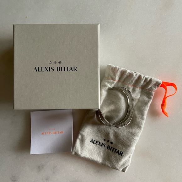 Alexis Bittar Silver Cuff Bracelet - Picture 3 of 13